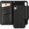 Selencia 2-in-1 Uitneembare Vegan Lederen Bookcase iPhone Xr - Zwart / Schwarz / Black