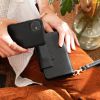 Selencia 2-in-1 Uitneembare Vegan Lederen Bookcase iPhone Xr - Zwart / Schwarz / Black