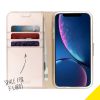 Wallet TPU Klapphülle Gold für das iPhone Xr