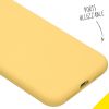 Liquid Silicone Backcover iPhone Xr - Yellow - Geel / Yellow