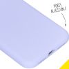 Accezz Liquid Silicone Backcover iPhone Xr - Paars / Violett  / Purple