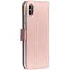 Wallet TPU Klapphülle Roségold für das iPhone Xs Max