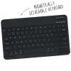 QWERTZ Bluetooth Keyboard Klapphülle für das iPad 10.2 (2019 / 2020 / 2021) - Schwarz