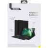 QWERTZ Bluetooth Keyboard Klapphülle für das iPad 10.2 (2019 / 2020 / 2021) - Schwarz